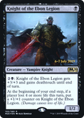Knight of the Ebon Legion (PRE-105) - Core Set 2020 Promos Foil
