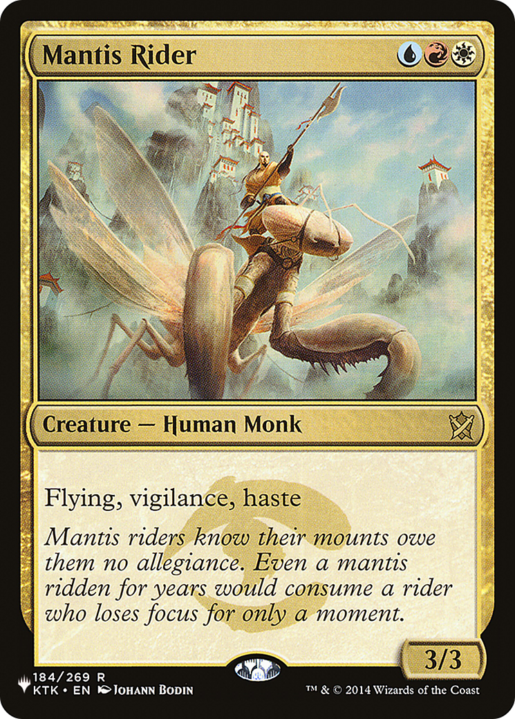 Mantis Rider (LIST-184/269) - The List