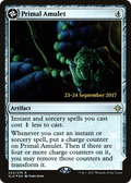 Primal Amulet (PRE-243) - Ixalan Promos: (compasslanddfc) Foil