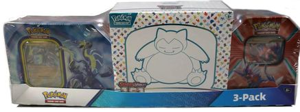 Costco Pokemon Collector 3-Pack: Scarlet & Violet 151 ETB + Paldea Legends Tins