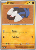 Drilbur 108  - Reverse Holofoil SV08 Surging Sparks - Common