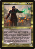 Mishra, Eminent One (Display Commander) - Thick Stock (BRC-039) - The Brothers' War Commander Foil