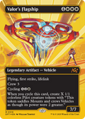Valor's Flagship (Borderless) (First-Place Foil) (DFT-519) - Aetherdrift Foil