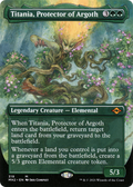 Titania, Protector of Argoth (Borderless) (MH2-319) - Modern Horizons 2 Foil
