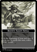 Bounty: Sleepy Sovka // Wanted! (TOTC-039) - Outlaws of Thunder Junction Commander Tokens Foil