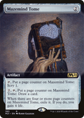 Mazemind Tome (Extended Art) (M21-383) - Core Set 2021: (Extended Art) Foil