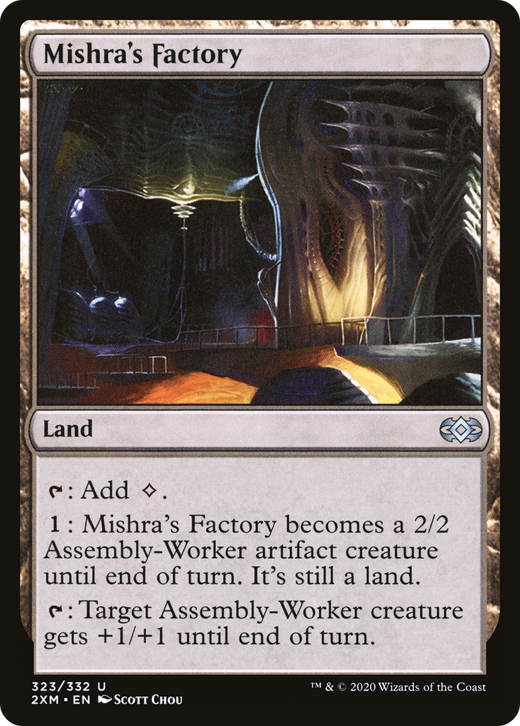 Mishra's Factory (2XM-323) - Double Masters Foil