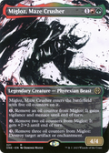 Migloz, Maze Crusher (Showcase) (ONE-321) - Phyrexia: All Will Be One: (Showcase) (Borderless) Foil