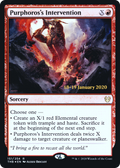 Purphoros's Intervention (PRE-151) - Theros Beyond Death Promos Foil