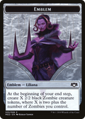 Emblem - Liliana, the Last Hope (MED-005) - Mythic Edition Tokens