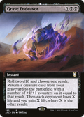 Grave Endeavor (Extended Art) (AFC-293) - Forgotten Realms Commander: (Extended Art)