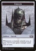 Emblem - Garruk, Apex Predator (M15-014) - Magic 2015 Tokens