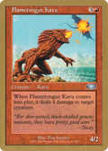 Flametongue Kavu - 2001 Jan Tomcani (PLS) (WCD-) - World Championship Decks 2001