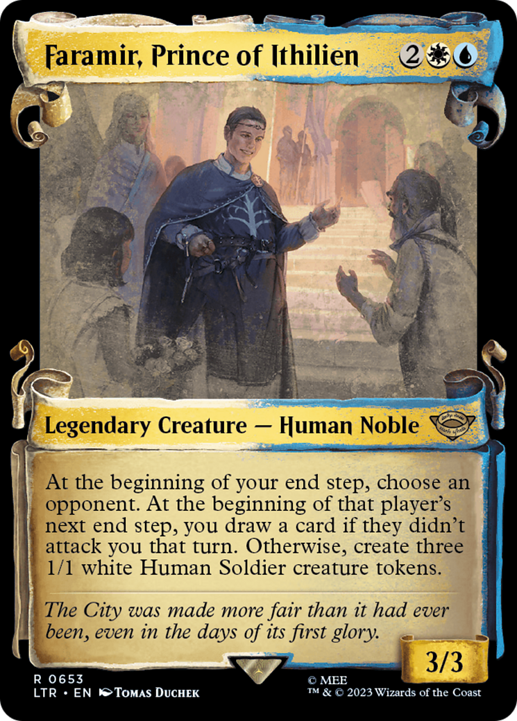 Faramir, Prince of Ithilien (Showcase Scrolls) (LTR-653) - The Lord of the Rings: Tales of Middle-earth: (Showcase) Foil
