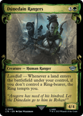 Dunedain Rangers (Showcase Scrolls) (LTR-610) - The Lord of the Rings: Tales of Middle-earth: (Showcase) Foil