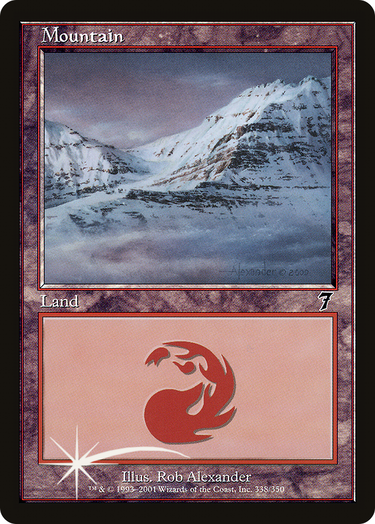 Mountain (338) (7ED-338) - 7th Edition