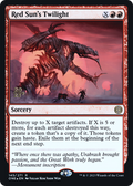 Red Sun's Twilight (PRE-145) - Phyrexia: All Will Be One Promos Foil