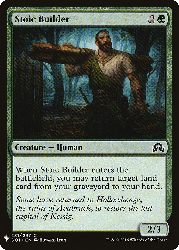 Stoic Builder (LIST-231) - The List