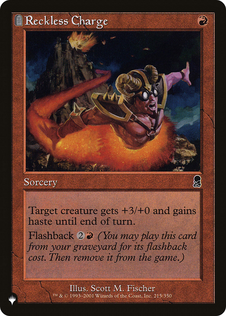 Reckless Charge (LIST-215/350) - The List: (tombstone)