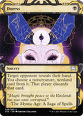 Duress (STA-029) - Strixhaven Mystical Archive: (Showcase) (Borderless) Etched Foil