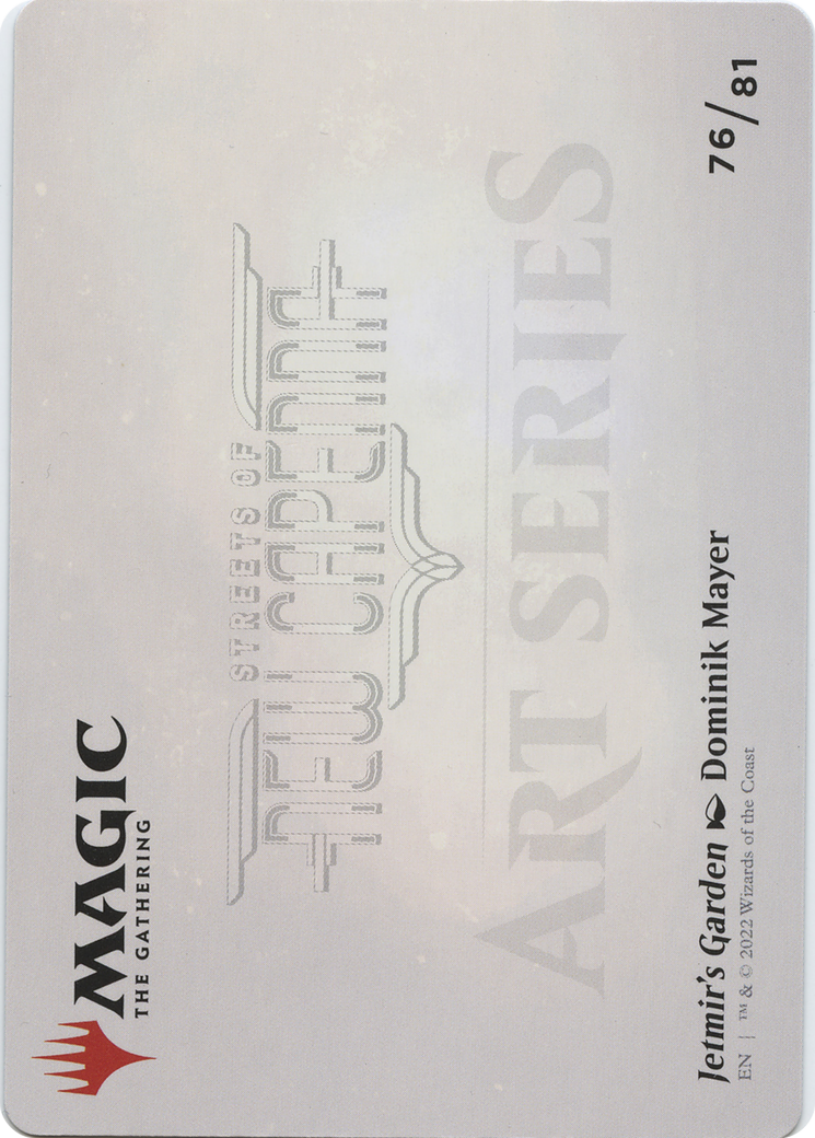Jetmir's Garden // Jetmir's Garden (ASNC-076) - New Capenna Art Series (Borderless) Foil