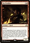 Sin Prodder (PRE-181) - Shadows over Innistrad Promos Foil