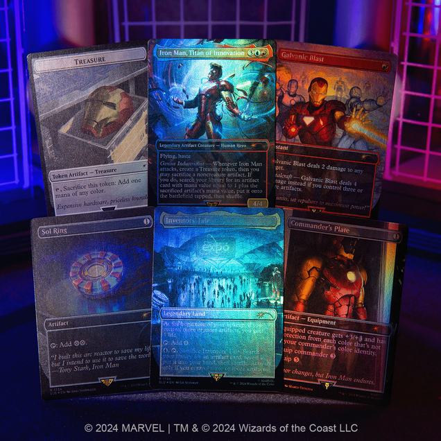 MTG Secret Lair - Marvel's Iron Man - Rainbow Foil