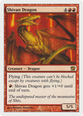 Shivan Dragon (9ED-219) - 9th Edition Foil