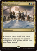 Temur Ascendancy (TDC-305) - Commander: Tarkir: Dragonstorm: (enchantment)