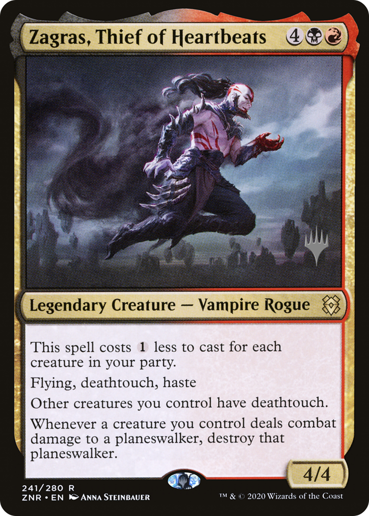 Zagras, Thief of Heartbeats (PPZNR-241P) - Zendikar Rising Promos Foil