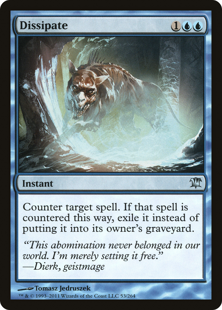 Dissipate (ISD-053) - Innistrad