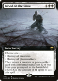 Blood on the Snow (Extended Art) (KHM-348) - Kaldheim: (Extended Art, snow)