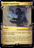 Shadow Summoning (Showcase Scrolls) (LTR-677) - The Lord of the Rings: Tales of Middle-earth: (Showcase)