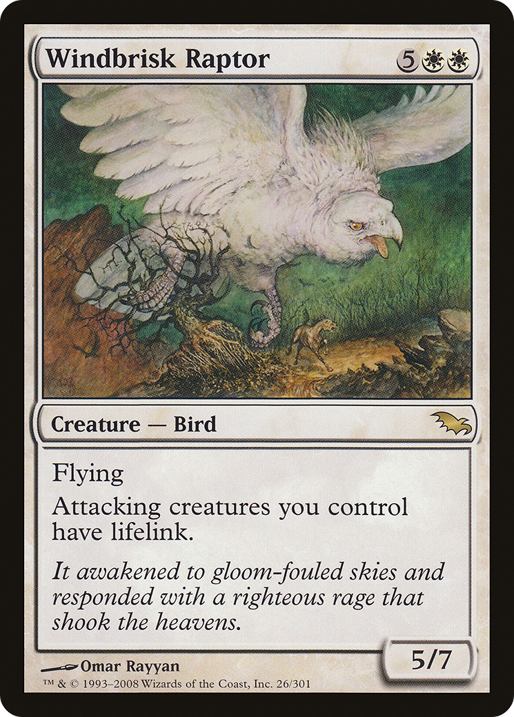 Windbrisk Raptor (SHM-026) - Shadowmoor