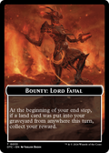 Bounty: Lord Fajjal // Wanted! (TOTC-033) - Outlaws of Thunder Junction Commander Tokens Foil