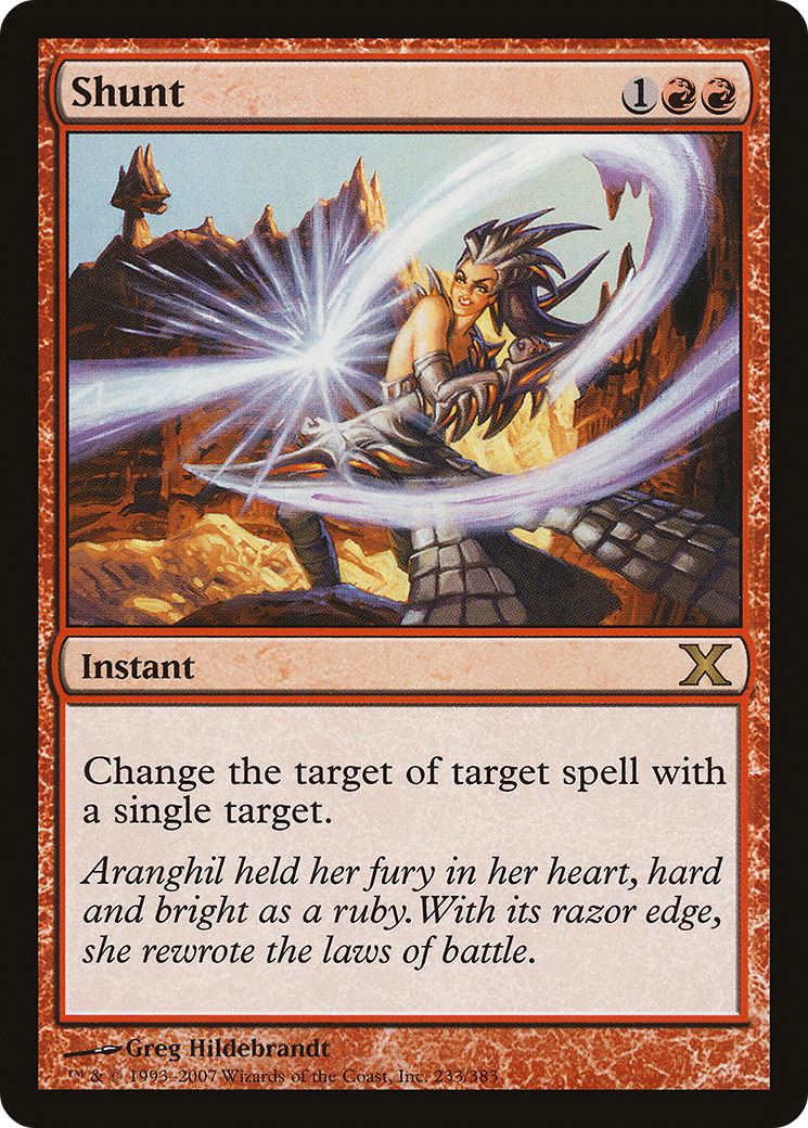 Shunt (10E-233) - Tenth Edition Foil