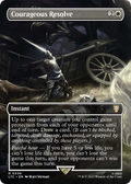Courageous Resolve (Borderless) (LTC-506) - Tales of Middle-earth Commander
