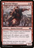Fearful Villager (VOW-157) - Innistrad: Crimson Vow: (Double Faced Transform)