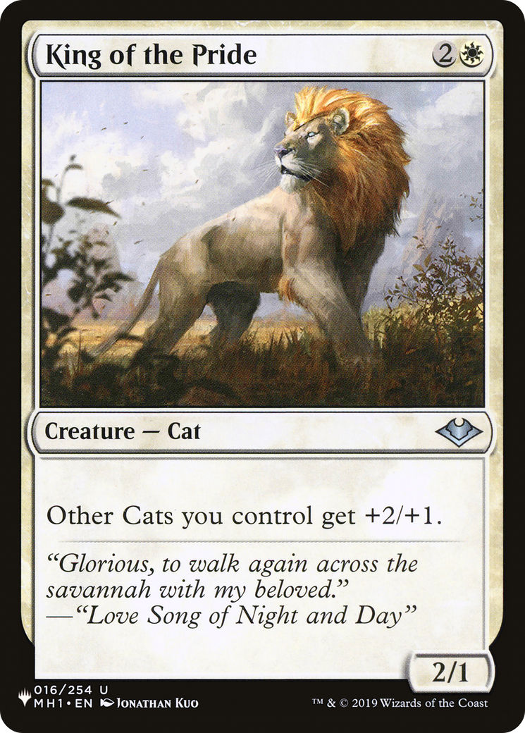 King of the Pride (LIST-016/254) - The List