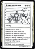 Scaled Destruction (CMB1-) - Mystery Booster Playtest Cards 2019
