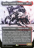 Kethek, Crucible Goliath (Showcase) (ONE-319) - Phyrexia: All Will Be One: (Showcase) (Borderless)