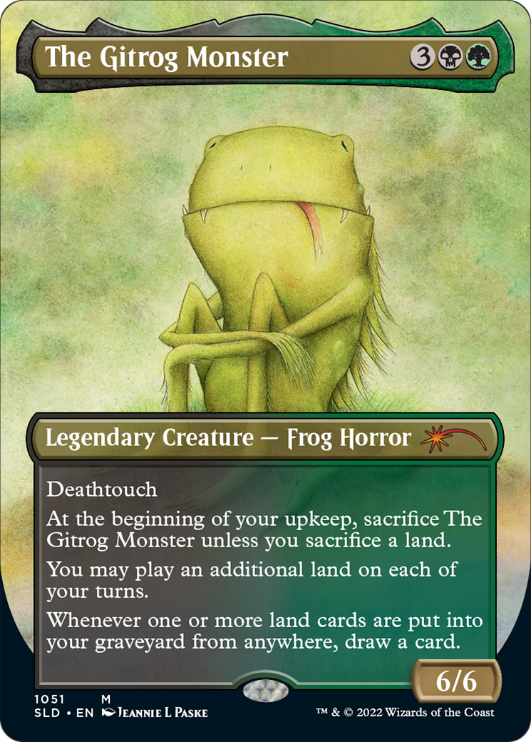 The Gitrog Monster (Borderless) (SLD-1051) - Secret Lair Drop Foil