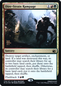 Dire-Strain Rampage (PRE-219) - Innistrad: Midnight Hunt Promos Foil
