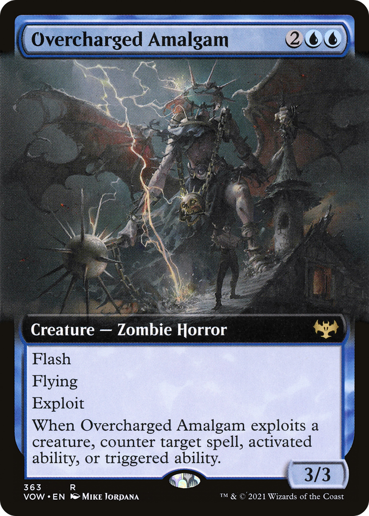 Overcharged Amalgam (Extended Art) (VOW-363) - Innistrad: Crimson Vow: (Extended Art) Foil