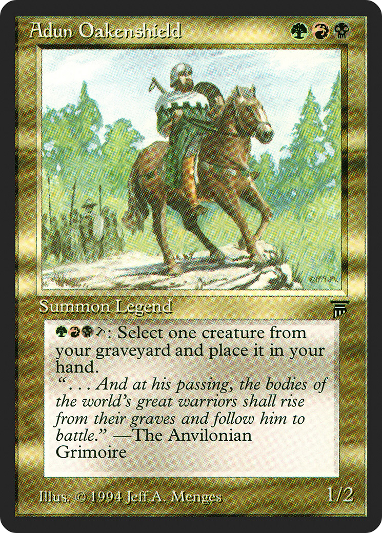 Adun Oakenshield (LEG-) - Legends