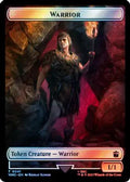 Warrior // Beast (0049) Double-Sided Token (Surge Foil) (WHO-41 // 49) - Universes Beyond: Doctor Who Foil