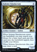 Solemn Simulacrum (PRE-239) - Core Set 2021 Promos Foil