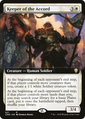 Keeper of the Accord (Extended Art) (CMR-621) - Commander Legends: (Extended Art) Foil