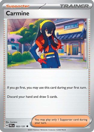 Carmine 103  SV Prismatic Evolutions - Uncommon