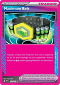 Maximum Belt 117  - Holofoil SV Prismatic Evolutions - ACE SPEC Rare
